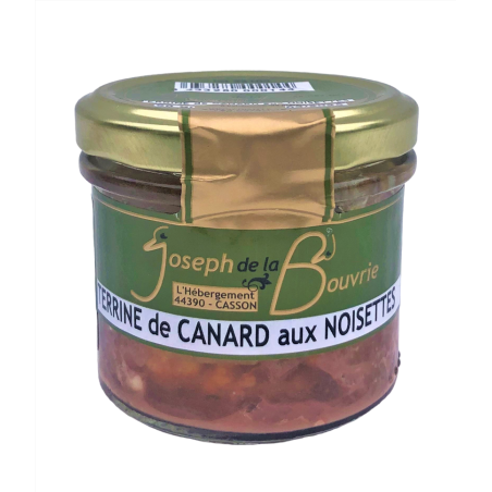 Terrine de canard aux noisettes - 90 grammes