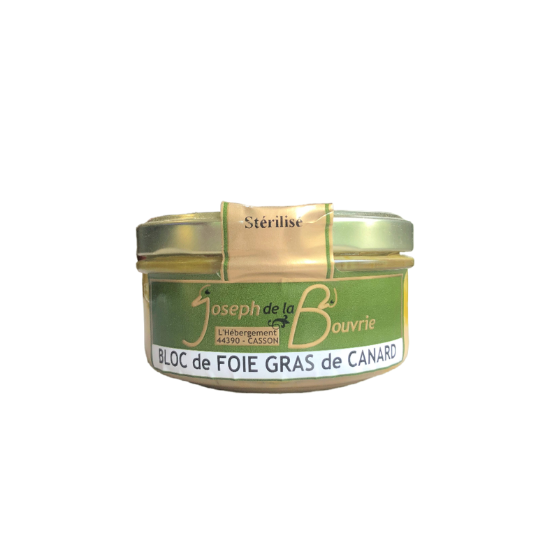 Bloc de foie gras de canard - 120 grammes