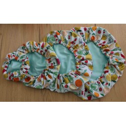 Charlotte de plat motif "fruits"