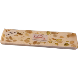 Barre de nougat tendre amandes/pistaches